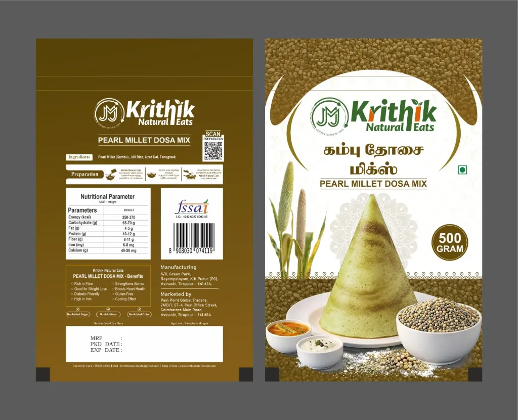 Pearl(Kambu) Millet Dosa Mix 500g
